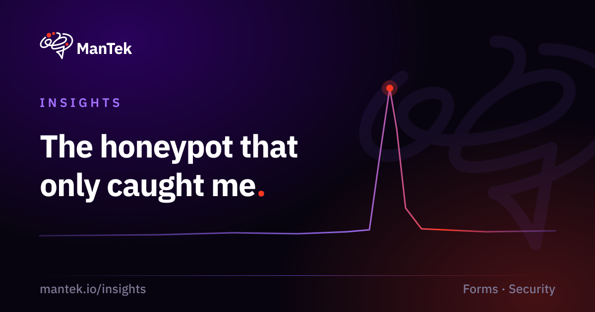 The honeypot that only caught me, a spam trap that faked success, ManTek Insights
