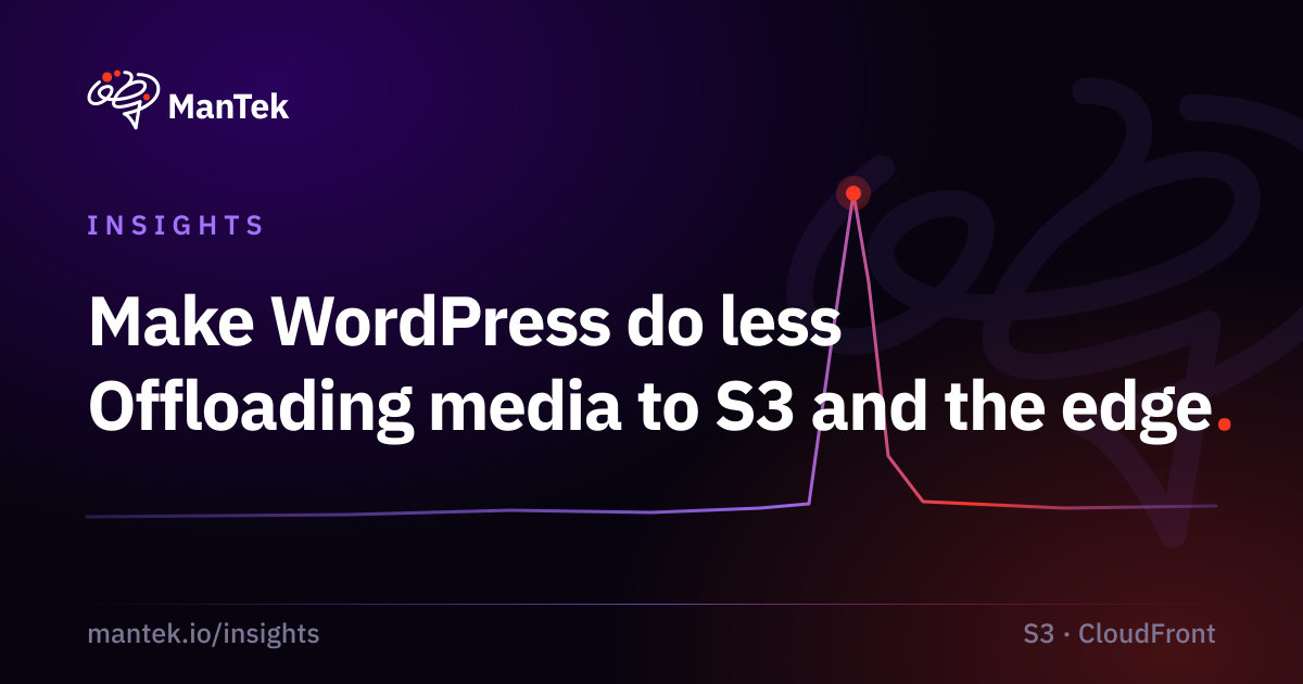 Make WordPress do less: offloading media to S3 and the edge, ManTek Insights